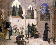 Pierre Puvis de Chavannes Christian Inspiration oil